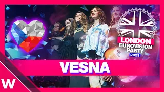 🇨🇿 Vesna "My Sister's Crown" (Czechia 2023) - LIVE @ London Eurovision Party