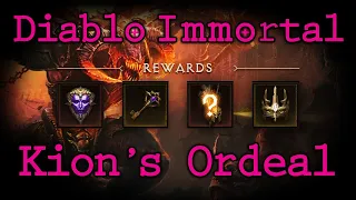 Diablo Immortal - Kion's Ordeal