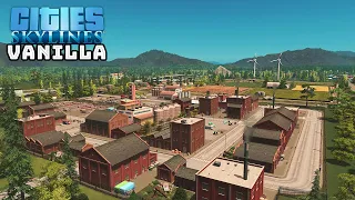 Using Industrial Evolution to Build an AWESOME Brick Factory Area in Vanilla Cities Skylines!