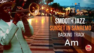 Backing track -  Sunset in Sanremo in A minor (108 bpm)