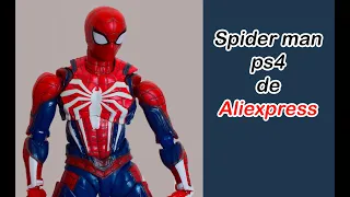 Figura Spiderman ps4 de aliexpress.