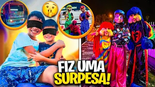 CARRETA MEGA SHOW NA CIDADE/ FIZ SURPRESA PARA AS CRIANÇAS / Eles viraram mortal