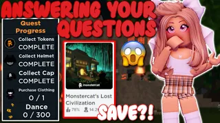 WHY CANT YOU COMPLETE THE MONSTERCAT QUEST?! || Royale High *EXTRA* Guide