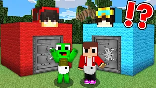 WHY JJ and Mikey BOUGHT OLD SECRET Nico and Cash STORAGE? - in Minecraft Funny Challenge (Maizen)