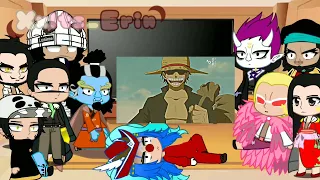 warlords react to mugiwara crew || 5/5 ||One piece || Gacha club