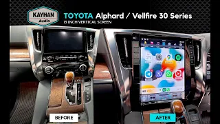 Toyota Alphard Android Aftermarket Installation guide | Kayhan Audio |