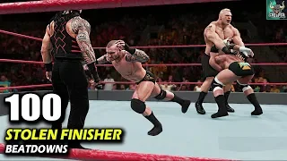 WWE 2K18 Top 100 Stolen Finisher Beatdowns!!! WWE 2K19 Countdown