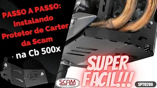 Cb 500x - Instale Você Mesmo: Protetor de Carter Scam! (Vou de Moto)