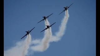 The Red Eagles Demonstration Team at the 2014 San Diego Air Show