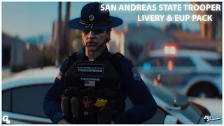 San Andreas State Trooper EUP & Liverys | Cinematic | Models Made By: Minty Productions