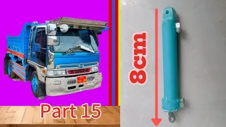 How to make rc truck to PVC make Car pump five-ton original creative part 15