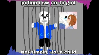 { No au (Sans x Frisk megalo) } ~ Fxck (Read desc)