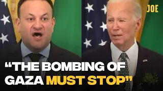 Leo Varadkar calls on Joe Biden to demand immediate ceasefire in Gaza