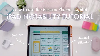 How to Use Your Digital Planner on Notability | iPad Version!