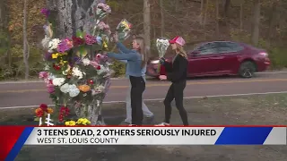 Friends and family mourn teens killed and injured in a Ballwin car crash