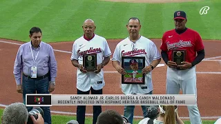 Former Cleveland Indians greats inducted into Hispanic Heritage Baseball Museum Hall of Fame