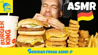 ASMR popular German Burger King foods 🇩🇪🍔 (German ASMR, English subtiles) - GFASMR