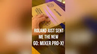 Unboxing & using the new Roland GO:MIXER PRO-X | #shorts