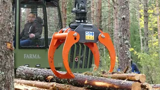 Farma LF 8 - first video of a brand new 8-ton low impact forwarder