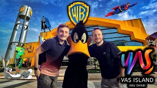 Warner Bros World Abu Dhabi VLOG - Explore the World's Largest Indoor Theme Park!