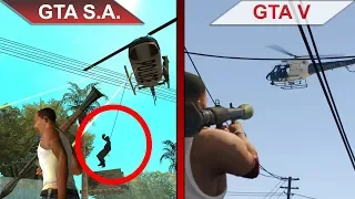 THE BIG GTA San Andreas vs. GTA V SBS COMPARISON | PC | ULTRA