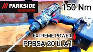 Cordless Drill 20V 150 Nm - Parkside Performance PPBSA 20 Li A1#parksideperformance  #parkside#tools