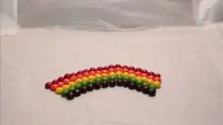 Wicked Cool Magic Rainbow Skittles Candy Stop Motion Animation Video
