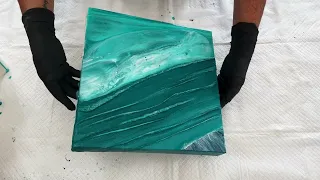 Texture Fiber Oh My This Stuff Is Cool. Acrylic Pour Painting, Flow Art, Fluid Art Technique,