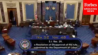 Senate Votes 52-48 To Overturn Biden Vaccine Mandate For Businesses With Over 100 Employees