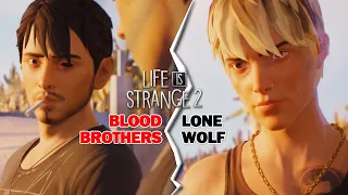 Cross The Border Vs Surrender Low Morality Puerto Lobos Ending || Life is Strange 2 Endings