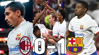 🎥 AC Milan vs. Barcelona [0-1] - Match Review (USA Tour Pre-Season 2023)