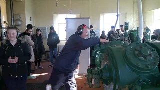 The fog Horn at Nash Point Lighthouse 2016. Bournville College Trip