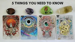 5 Specific Things You Need To Know Right Now! ⚡💡🤗💕 PICK A CARD Timeless Tarot Reading Love General