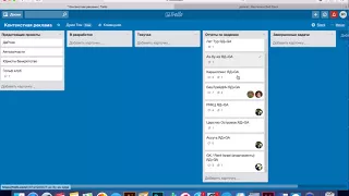 Скринкаст по работе с Trello и Slack