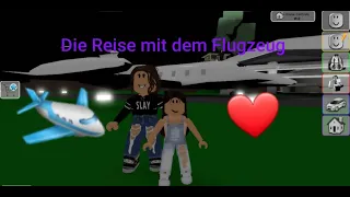 Die Reise mit dem Flugzeug //Brookhaven (Roblox Deutsch) The Roblox Sisters