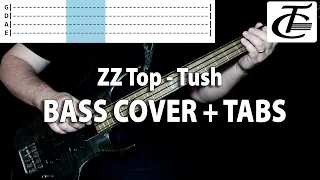 ZZ Top Tush bass cover with play along tabs - SIMPLE BEGINNER VERSION