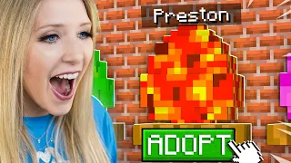 So I Adopted PrestonPlayz in Minecraft...