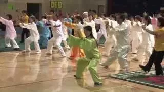 Master Gao Jia Min and Group Demostrate 42 Tai Chi