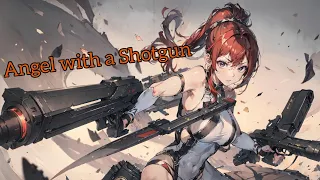 Nightcore - Angel with a Shotgun (Lyrics Video)