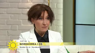 Hon levde i Nordkorea i 3 år: "De spelar bara ett spel" - Nyhetsmorgon (TV4)