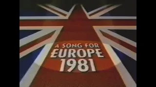 A Song for Europe 1981 with Terry Wogan
