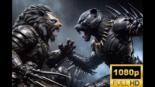 Trailer King Lion VS  King Black Panther #usa #shots  #ai #runwayml  #midjourney