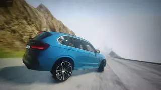 BMW X5M + МЕГА СПУСК в BEAMNG.DRIVE=????