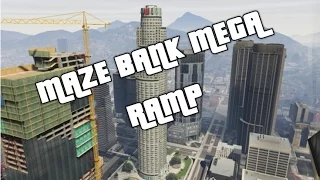 MAZE BANK MEGA RAMP | GTA ONLINE FUNNY MOMENTS!