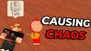 Causing CHAOS in Roblox Work at a Pizza Place...