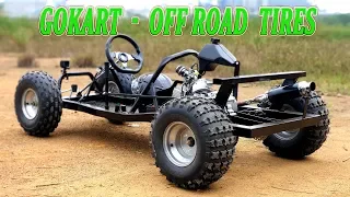 Upgrade F1 Gokart v3 with OffRoad Tires - Video 4K