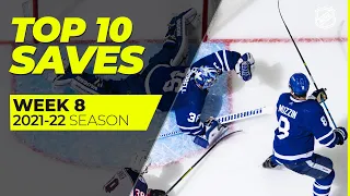 Top 10 Saves from Week 8 of the 2021-22 NHL Season