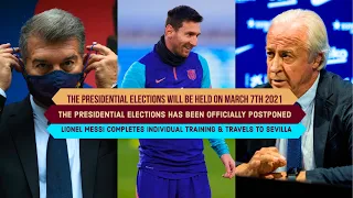 BARCELONA’S PRESIDENTIAL ELECTIONS HAS BEEN POSTPONED & THE NEW SET DATE IS MARCH 7TH 2021