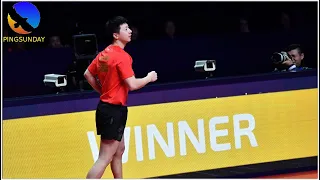 Ma Long serve is fault [Yes or No]