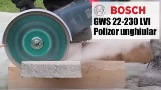 Bosch GWS 22-230 LVI - Polizor unghiular, 2200 W, 230 mm - Prezentare&Test in sarcina